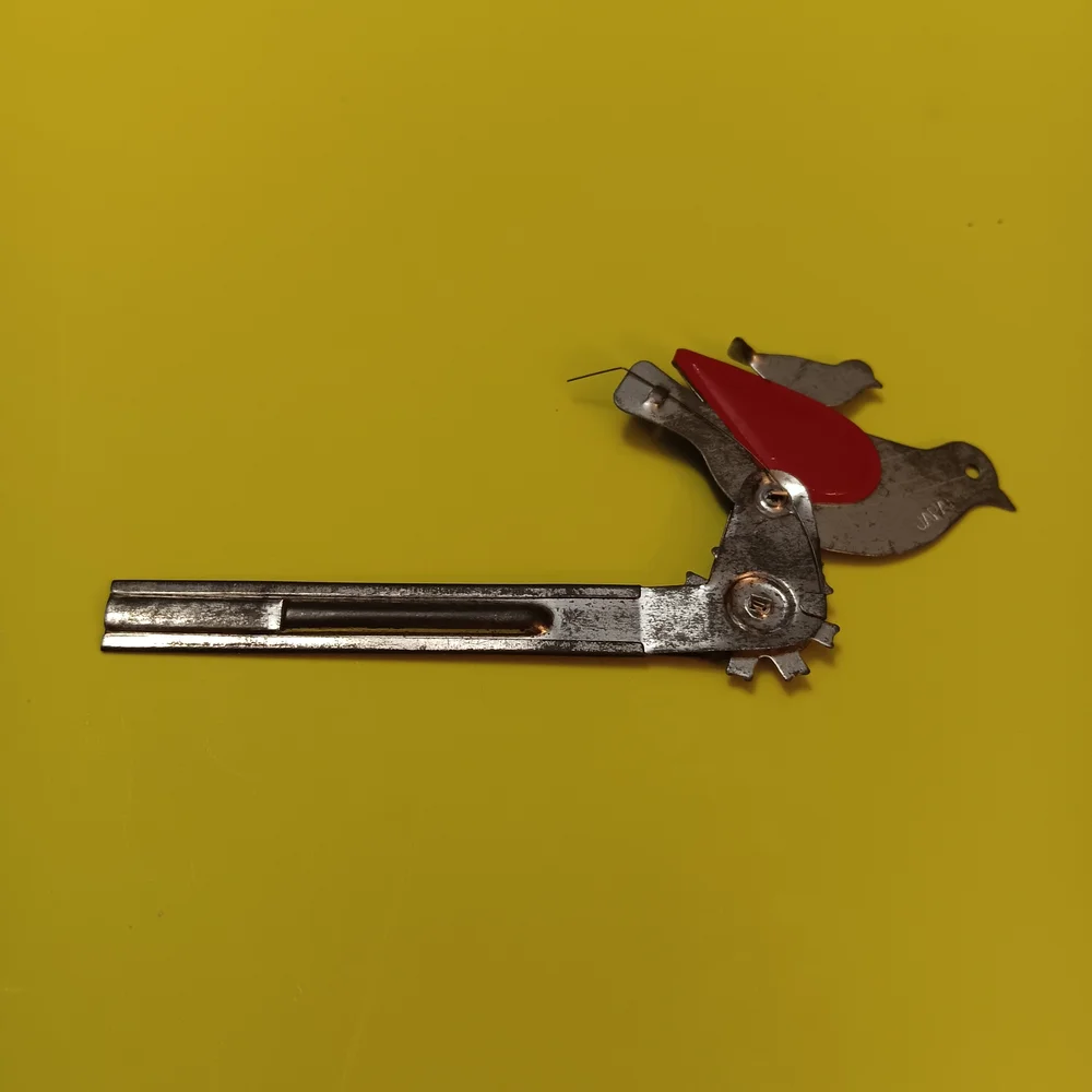 Colorful Bird Shaped Metal Perch